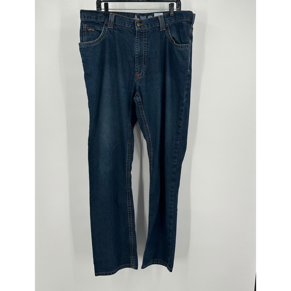 Lapco FR Mens Flame Resistant Jeans Size 40x36 Dark Wash Workwear‎ Utility Denim